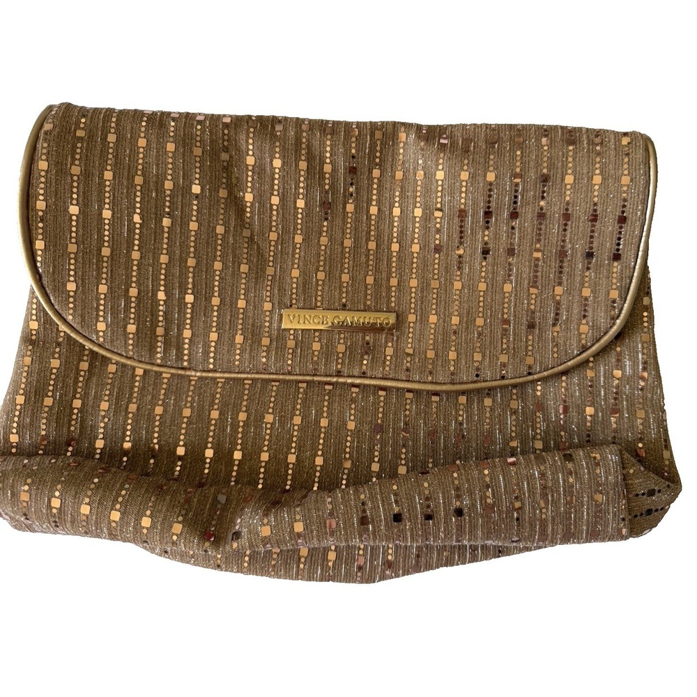 Vince Camuto Pink Floral Cosmetic Bag With Gold-Tone Zipper